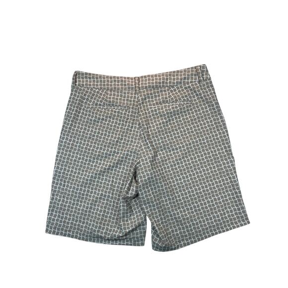 Spanx L Sunshine Bermuda Shorts Fawn White Bespoke‎ Check Pull On Dri Wick - Picture 6 of 11